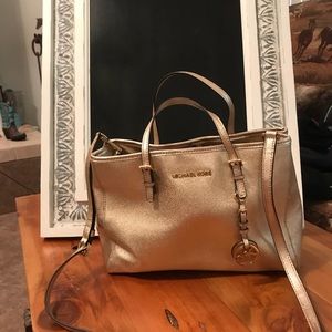 Metallic Gold Michael Kors Purse
